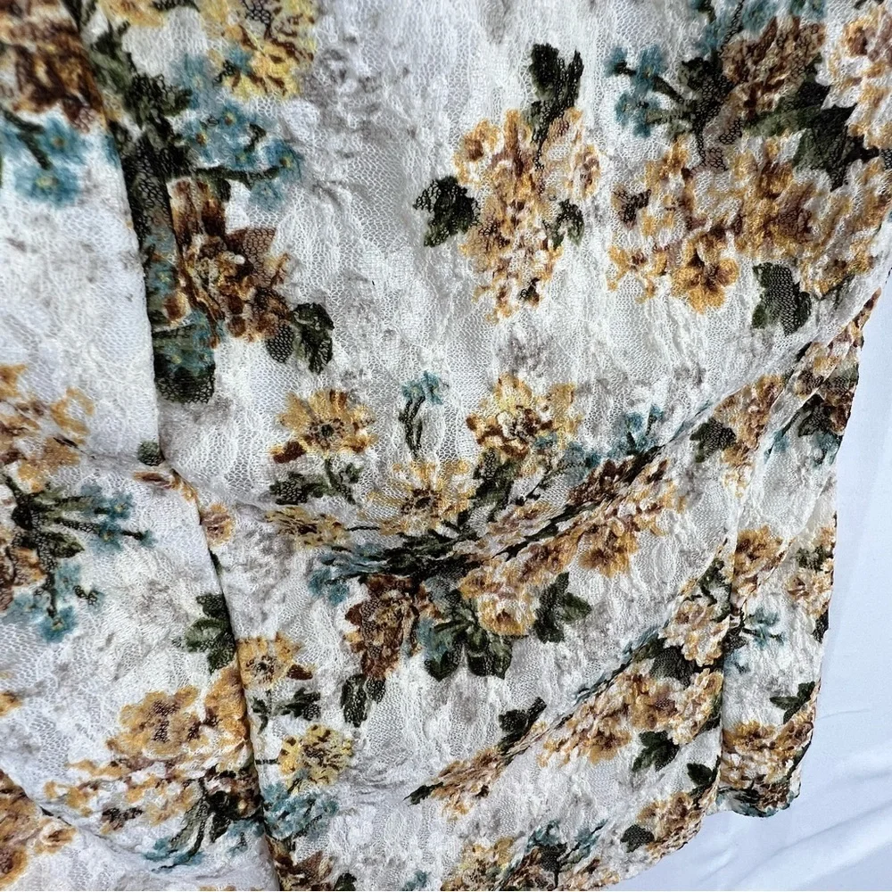 Body C - Small - Women's Top - Lace - Brown White - Strapless - Padded - Picture 3 of 10